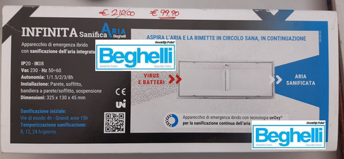 Beghelli infinita led - beghelli, lampada